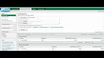 Finding Keyword Phrases | Using Google Keyword Tool