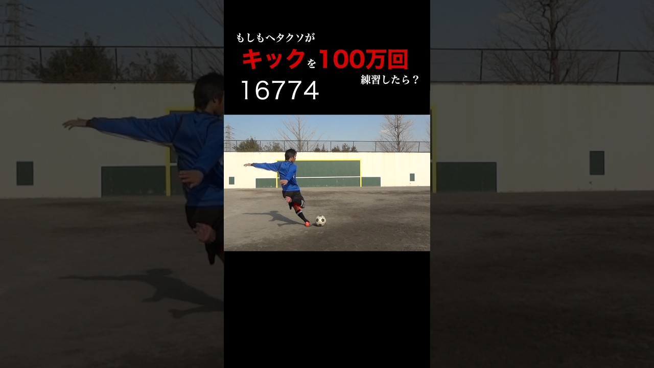 もしもヘタクソがキックを100万回練習したら？16774回目