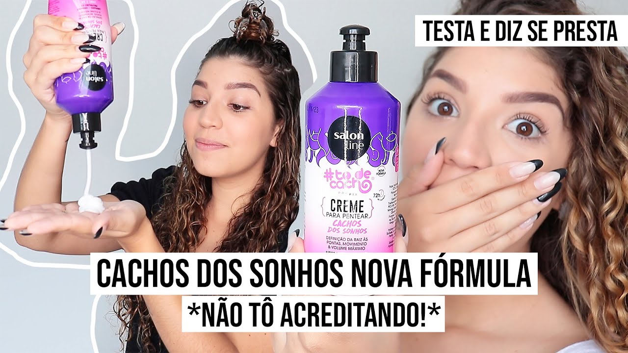Testa E Diz Se Presta Salon Line Cachos Dos Sonhos Nova Formula Por Jessica Melo Youtube