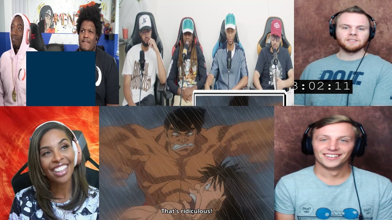 HAJIME NO IPPO EPISODE 42 REACTION MASHUP!!