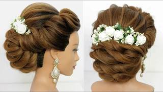 Wedding Hairstyles for Long Hair | Elegant Bridal Updo Hair Tutorial