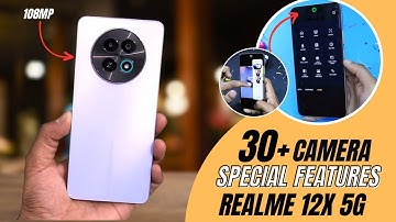 Realme 12x 5G Camera Features Tips And Tricks 🔥 Top 30+ Special Features | realme 12x