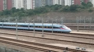Cr300Af-1011 G6559次廣州東站-香港西九龍站駛出深圳北站