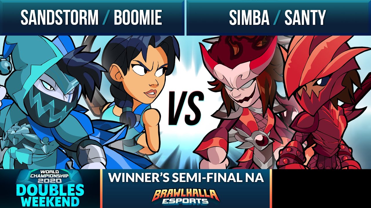 Sandstorm & Boomie vs Simba & Santy - Winner's Semi-Final - BCX Doubles 2020 - 2v2 NA