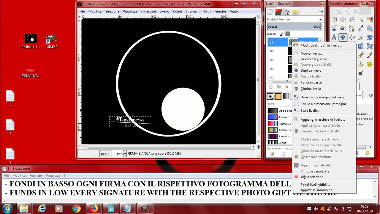 Come Firmare Le Foto Con Gimp