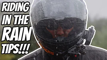 Tips On How To Ride A Motorcycle In The Rain