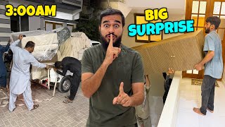 Aadhi raat ko ghar me kaam shuru hogaya 😍 Wife ke lye surprise plan karlia 😂