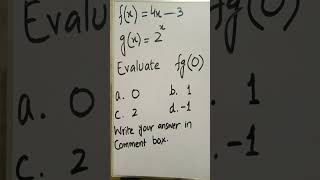Composite Functions #brainteaser#mathematics#yinterceptofastraightline#puzzle #exam