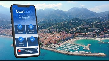 Boatpark mobile app for sharing of yacht moorings