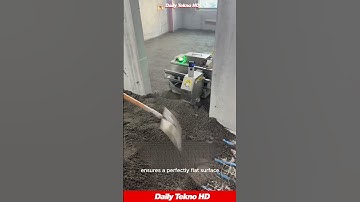 This Floor Leveling Robot is a GAME CHANGER 🤖 So Incredibly Fast #ConstructionTech