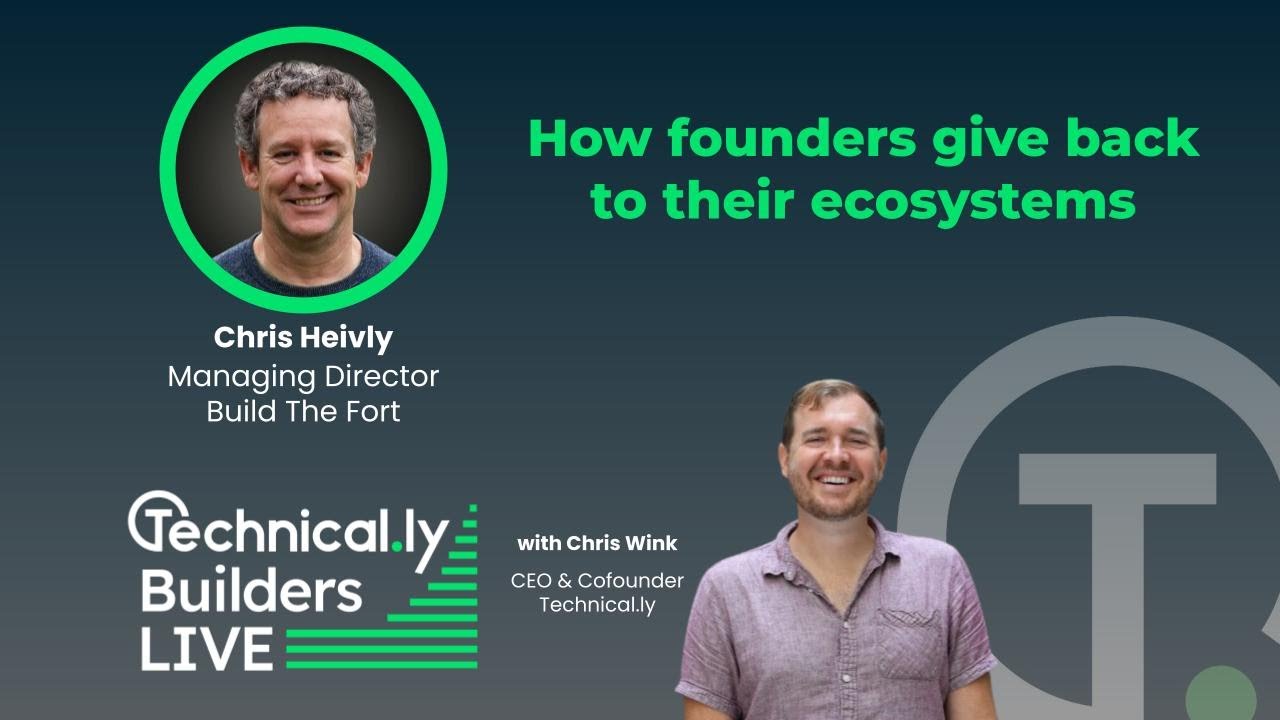How founders give back to their ecosystems [Builders Live: 12/10/25]