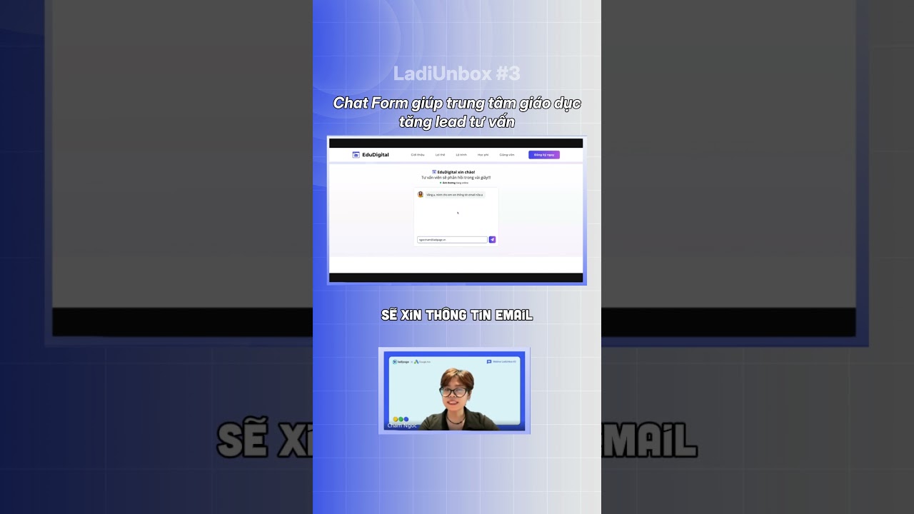 Chat Form giúp trung tâm giáo dục tăng lead tư vấn  