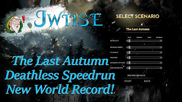 Frostpunk Speedrun - The Last Autumn (Easy, Deathless, Updated WR 18:31)