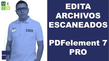 Editar archivos escaneados (OCR) con PDFelement 7 PRO (nueva versión)