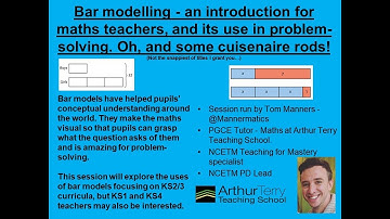 Bar modelling & its use in maths teaching alongside problem solving... and a little cuisenaire too!