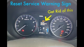 Mitsubishi Outlander- Reset Service Warning/ 2012-Present/ Routine Maintenance Required Reset/ DIY
