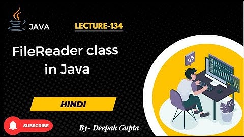 Core Java part134 | FileReader class in Java File Handling in hindi #java #corejava
