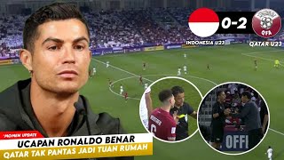 Bikin Malu ! Ucapan Ronaldo Benar kecurangan Qatar Akhirnya Terungkap Di Laga Indonesia Vs Qatar