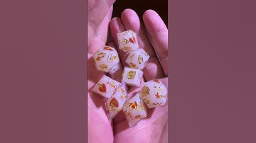 9 Polyhedral Resin Sets DD Dice Vow of Passion #dice #ttrpg #dnd #diceset #dnddice