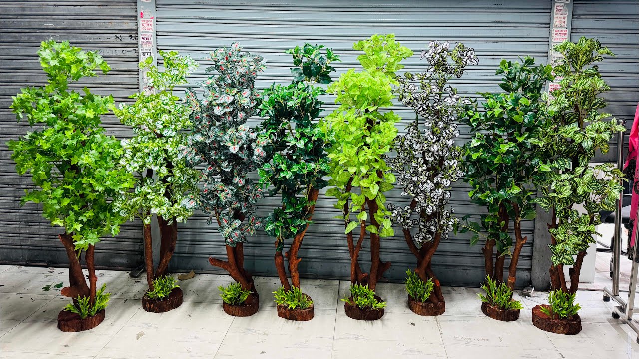 home decor idea by artificial plants 