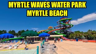 Myrtle Waves Water Park in Myrtle Beach! Full Tour of South Carolina's Largest Water Park!