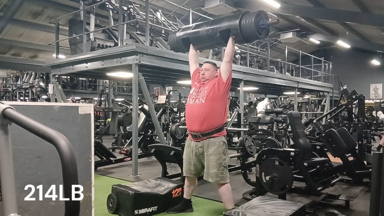 214lb Log Press, 171lb x12 Seated Shoulder Press, 231 lb x10 Close Grip Incline Board Press