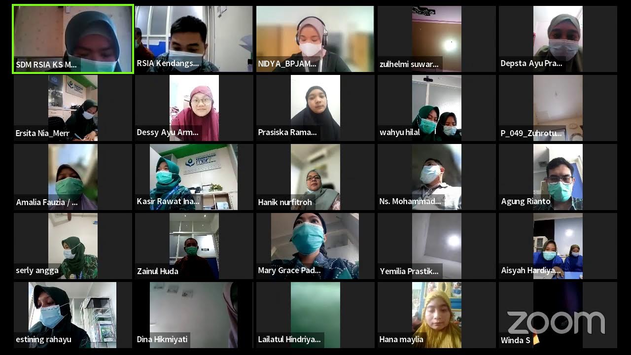 BPJS TK RSIA Kendangsari Merr's Zoom Meeting