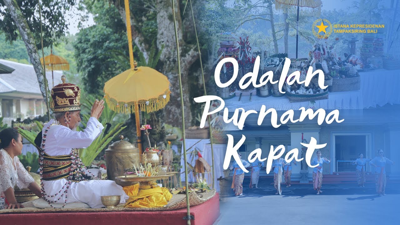 UPACARA PIODALAN DI ISTANA KEPRESIDENAN TAMPAKSIRING BALI