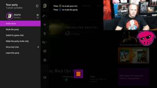 How to start a party on Xbox1 (for sam)