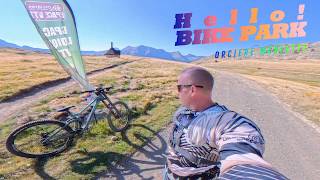 Descente bike park piste bleu numéro 2