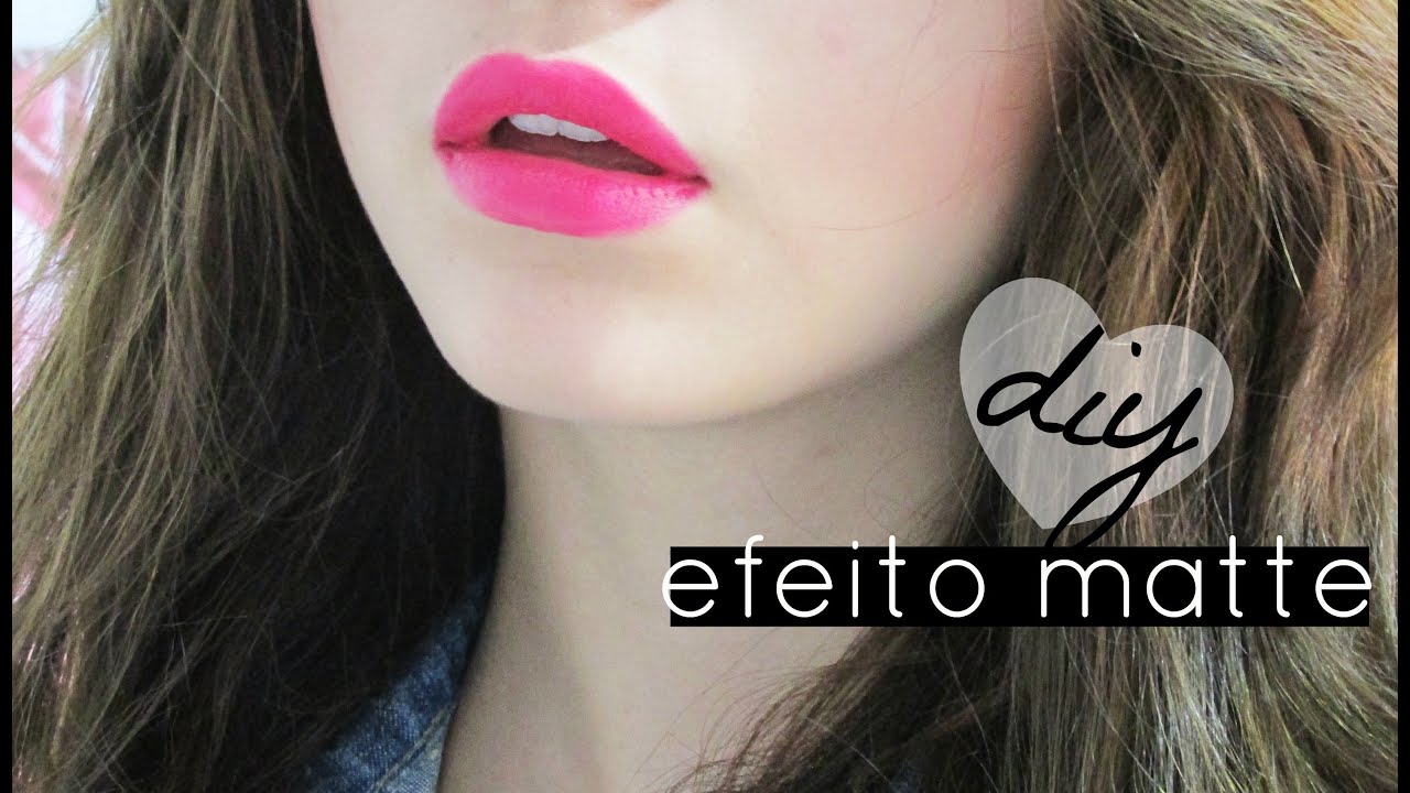 DIY - Batom matte (com ingrediente super fácil)
