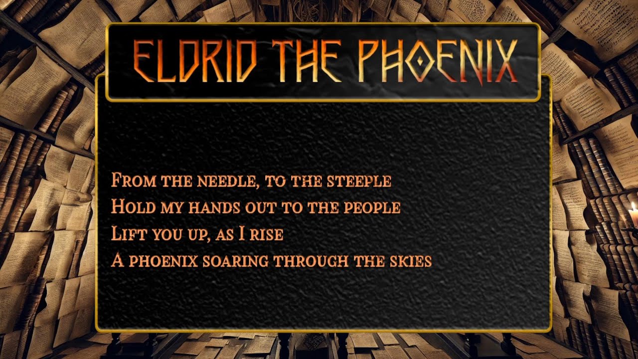 09 - ELDRID THE PHOENIX | TALES of VANDERHEIM VOL.II | LYRIC VIDEO