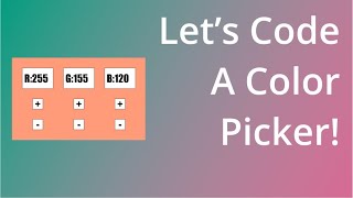 How to Code a Color Picker App