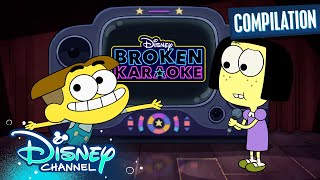 Every Broken Karaoke..so far | Broken Karaoke | Parody | Compilation | @disneychannel