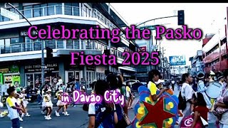 Celebrating the Pasko Fiesta 2025 in Davao city.