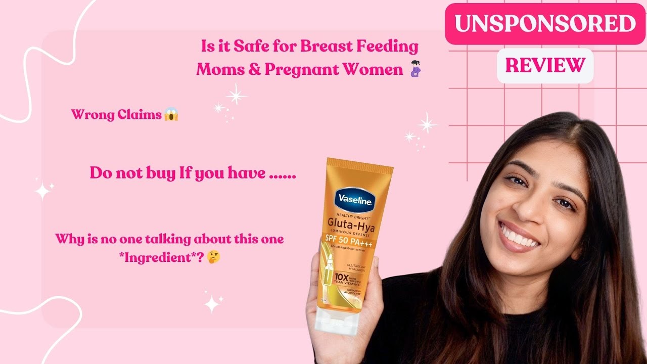 Vaseline Gluta Hya Antioxidant SPF 50 PA+++ Sunscreen Review | UNSPONSORED HONEST REVIEW ☀️🧴