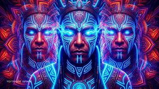 🌀 SHAMANIC PSYTRANCE: Cyber Ritual (3D Visuals) | Psychedelic Journey #47