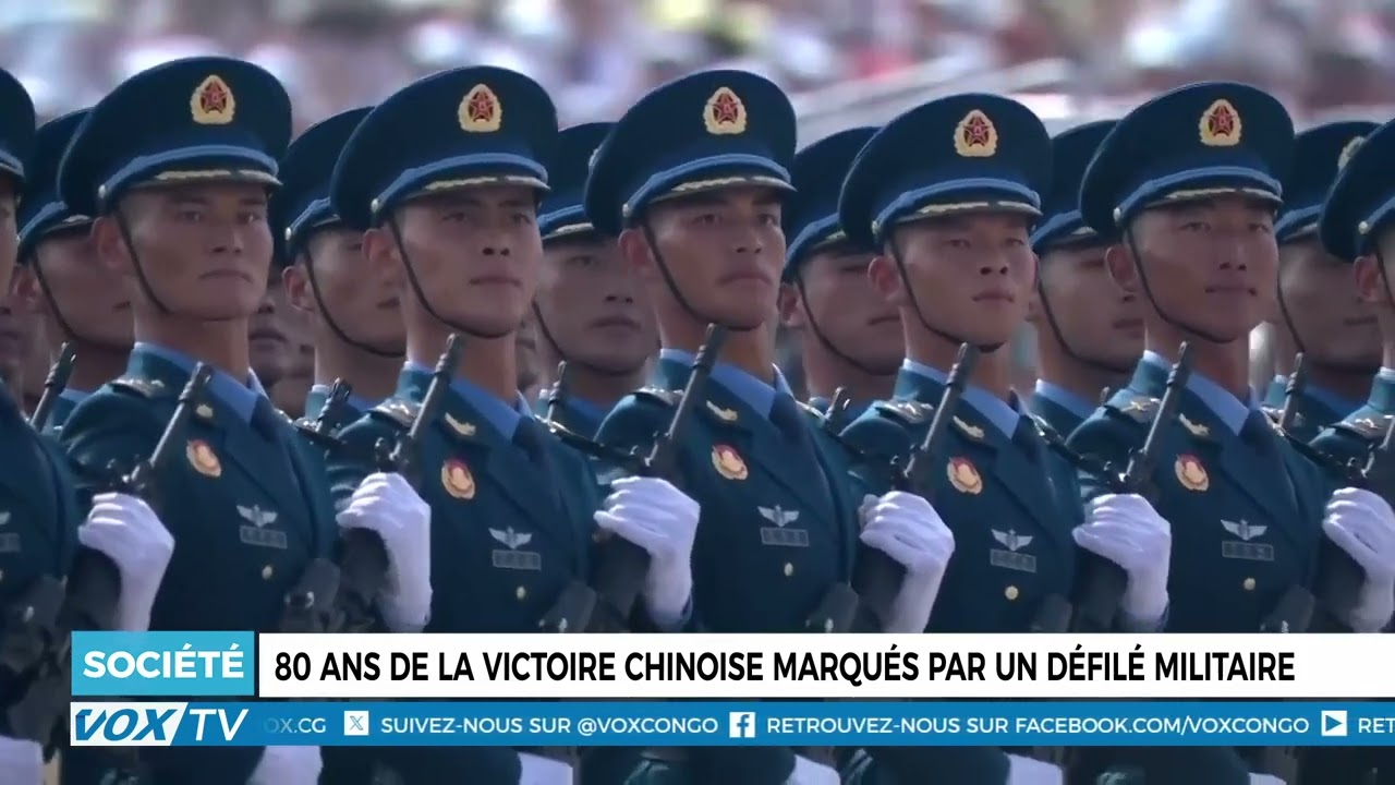 ⁣80 ans de la victoire Chinoise marqués par un défilé militaire