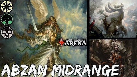 Abzan Midrange in Zendikar Rising Standard MTG Arena Ranked BO3