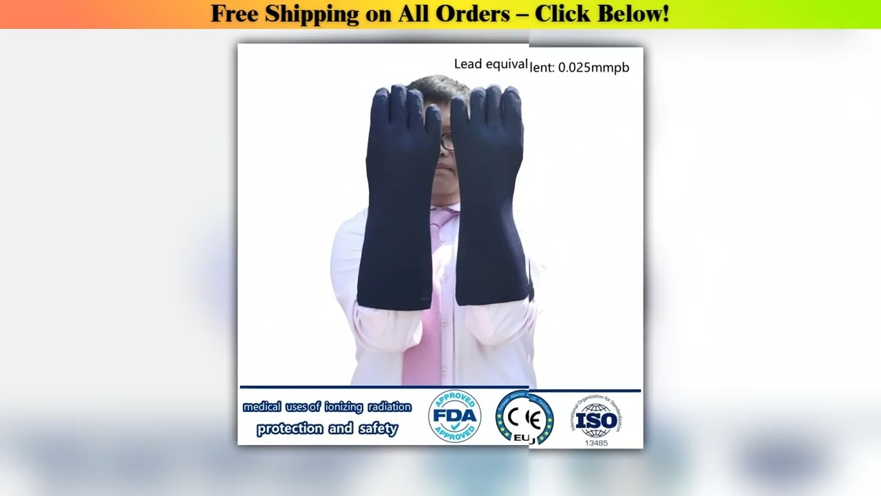 Direct selling x-ray radiation protective 0.25mmpb lead gloves radioactive workshops radiological