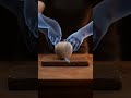Cutting a sandstone apple with satisfying precision #ai #asmr