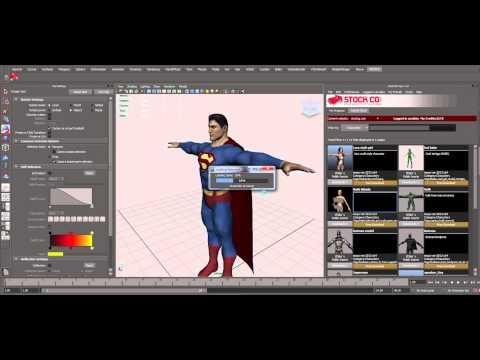 StockCG Maya File manager & Online assets browser.
