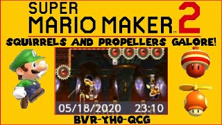 SMM2 - Squirrels and Propellers Galore! (BVR-YH0-QCG)