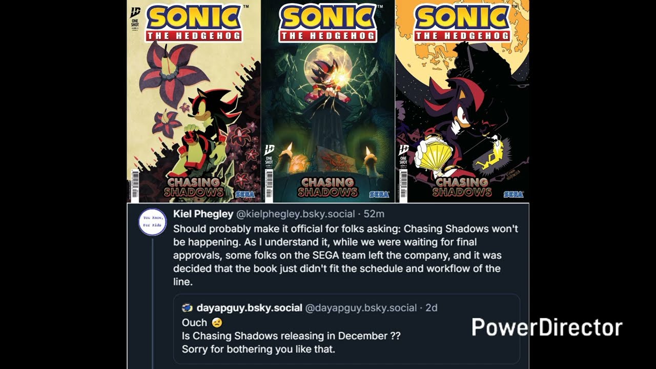 «Погоня за тенями», долго откладывавшийся спин-офф сериала «Шэдоу в кино», официально отменен.