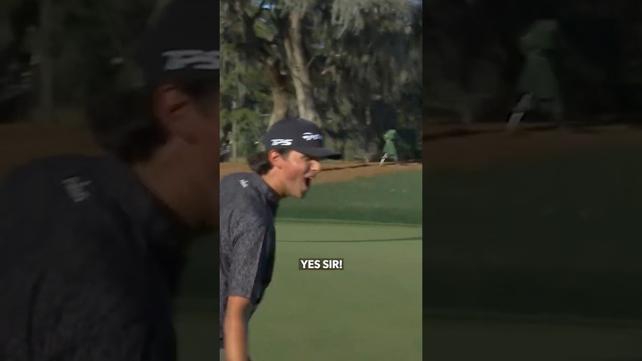 Grant Horvat's UNREAL birdie  🙌