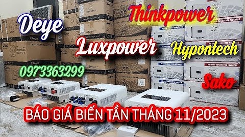 Biến tần mặt trời giá rẻ so sánh