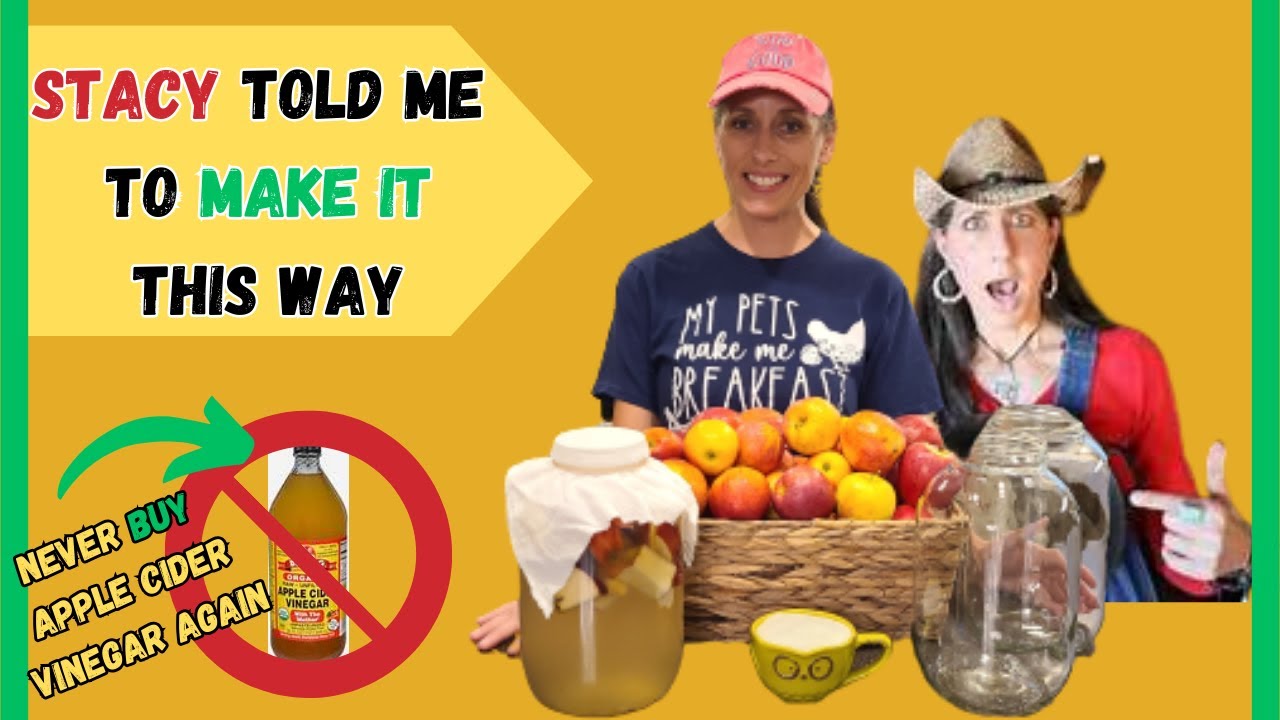 Easiest APPLE CIDER VINEGAR Off Grid With Doug And Stacy SHOWED Me Easiest apple cider vinegar off grid with doug and stacy showed me