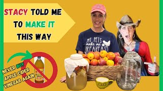 Easiest APPLE CIDER VINEGAR ~ Off Grid with Doug and Stacy SHOWED Me How