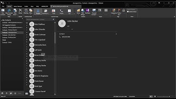 Edit and Export A vCard from Outlook