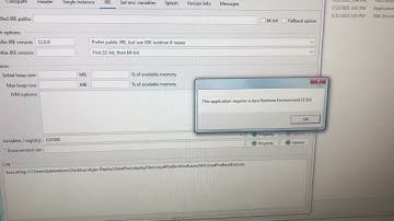 Just Fixed Launch4j this application requires a java runtime environment